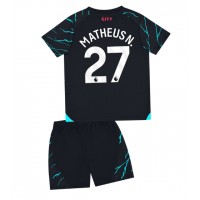 Dětský Fotbalový dres Manchester City Matheus Nunes #27 2023-24 Třetí Krátký Rukáv (+ trenýrky)